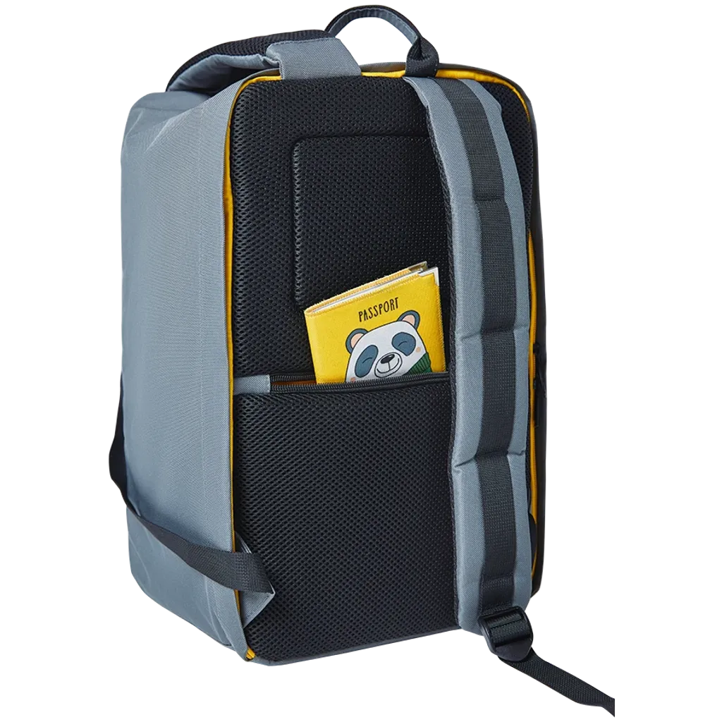 CANYON CSZ-01 20L rokas bagāžas mugursoma datoram līdz 39,6cm, pelēka
