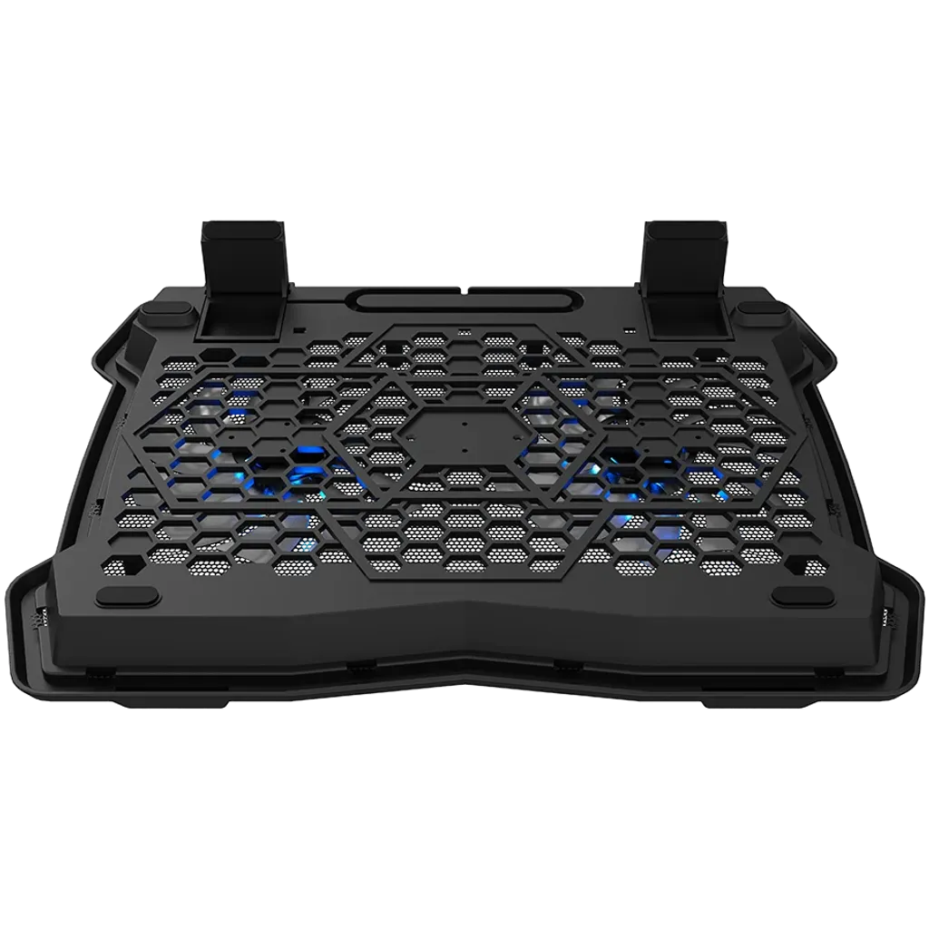 CANYON OnCool 03 dzesēšanas statīvs klēpjdatoriem līdz 15,6″, 2 ventilatori, LED