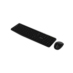 CANYON SET-W01 bezvadu tastatūras un peles komplekts, 2,4 GHz, melns