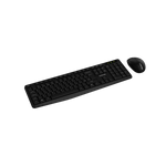 CANYON SET-W01 bezvadu tastatūras un peles komplekts, 2,4 GHz, melns