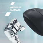 CANYON SET-W01 bezvadu tastatūras un peles komplekts, 2,4 GHz, melns