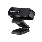 CANYON OnStream 2 HD 720p tīmekļa kamera ar mikrofonu, USB, 360°, melna