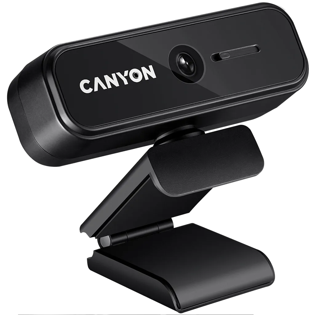 CANYON OnStream 2N Full HD 1080p tīmekļa kamera ar mikrofonu, USB, melna