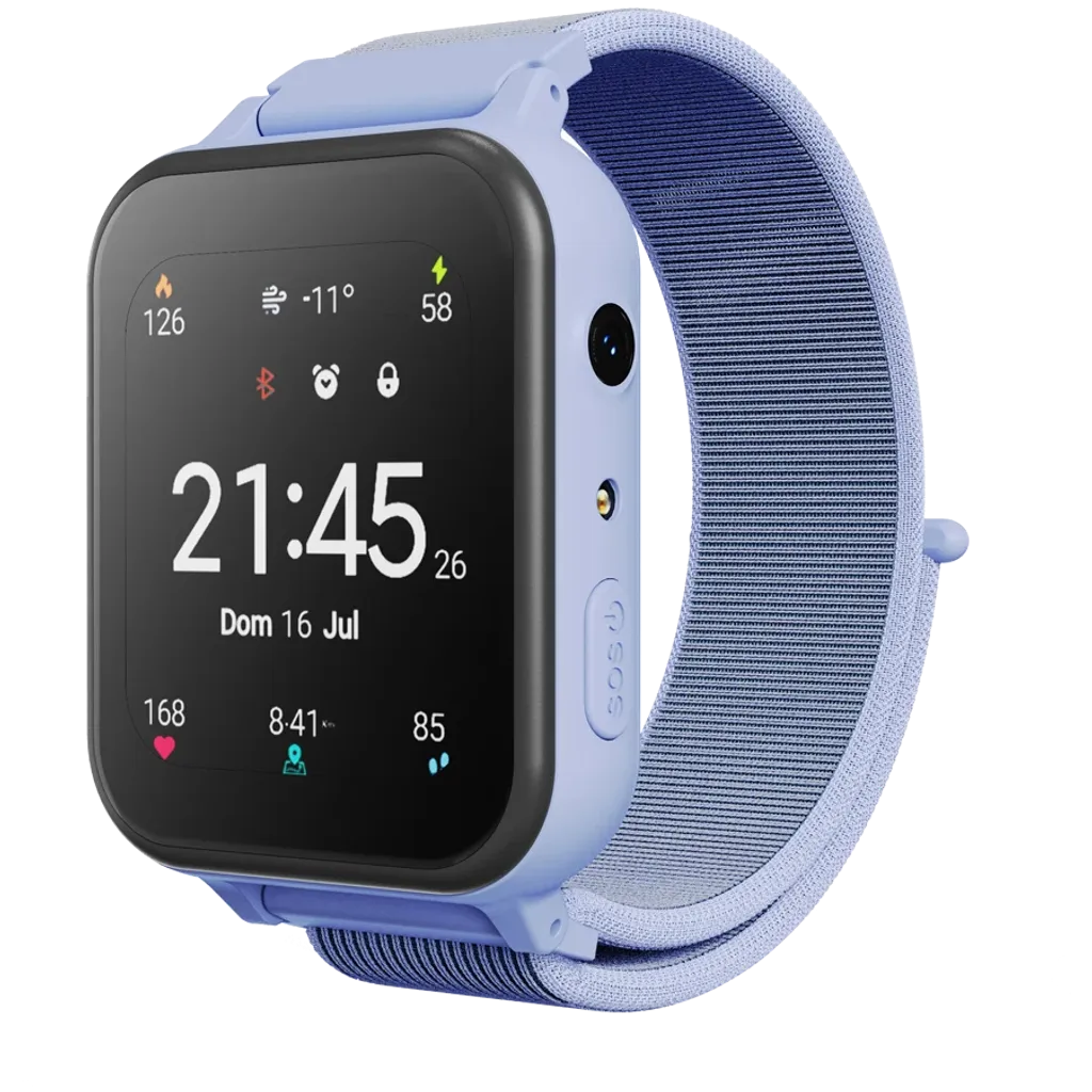 CANYON Alfie KW-37 bērnu viedpulkstenis 1.69" IPS, 2G, IP66, zils