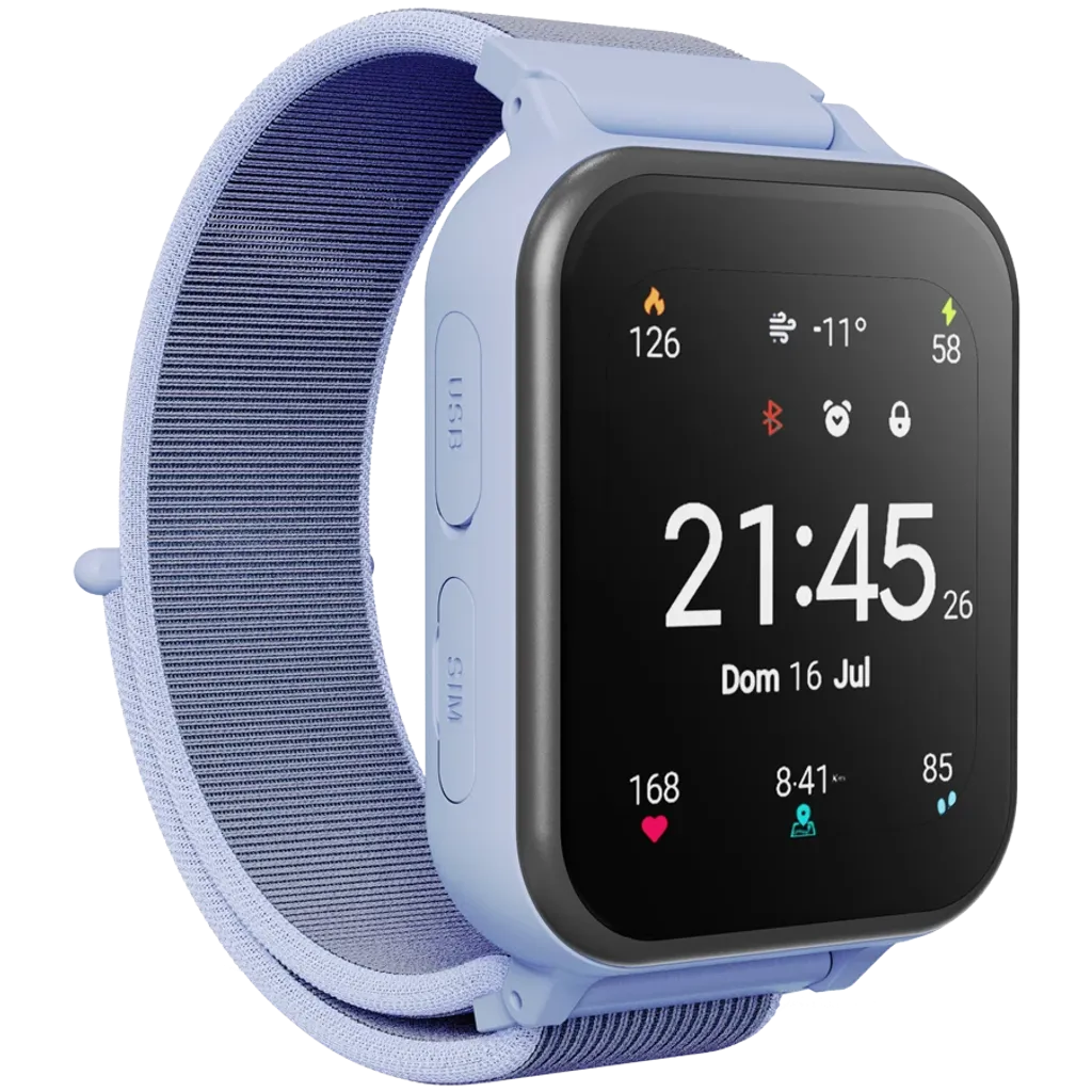 CANYON Alfie KW-37 bērnu viedpulkstenis 1.69" IPS, 2G, IP66, zils