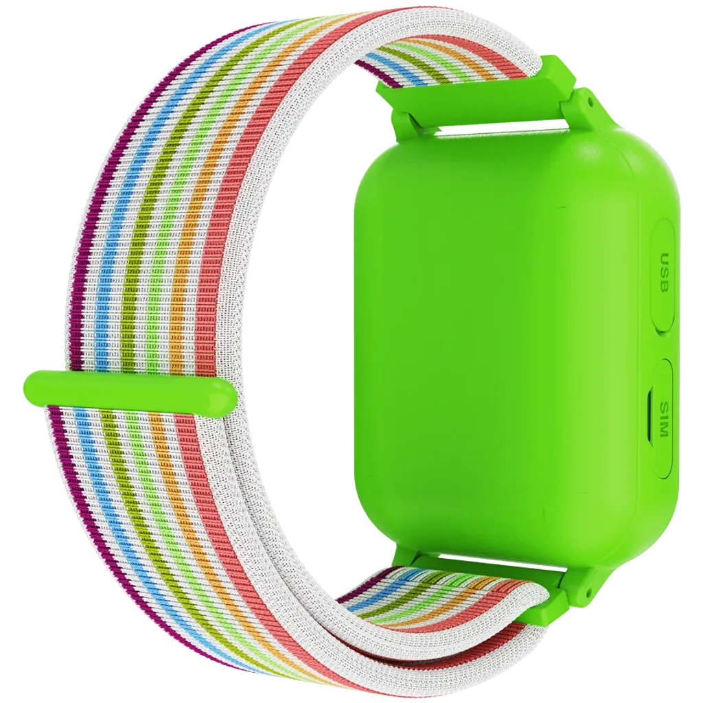CANYON Alfie KW-37 bērnu viedpulkstenis 1.69" IPS, 2G, IP66, zaļš