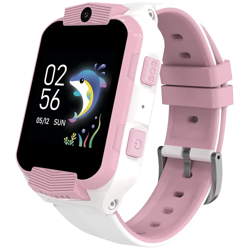 CANYON Cindy KW-41 bērnu viedpulkstenis 1.69" IPS, 4G, kamera, balts/rozā
