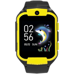 CANYON Cindy KW-41 bērnu viedpulkstenis 1.69" IPS, 4G, kamera, dzeltens/melns
