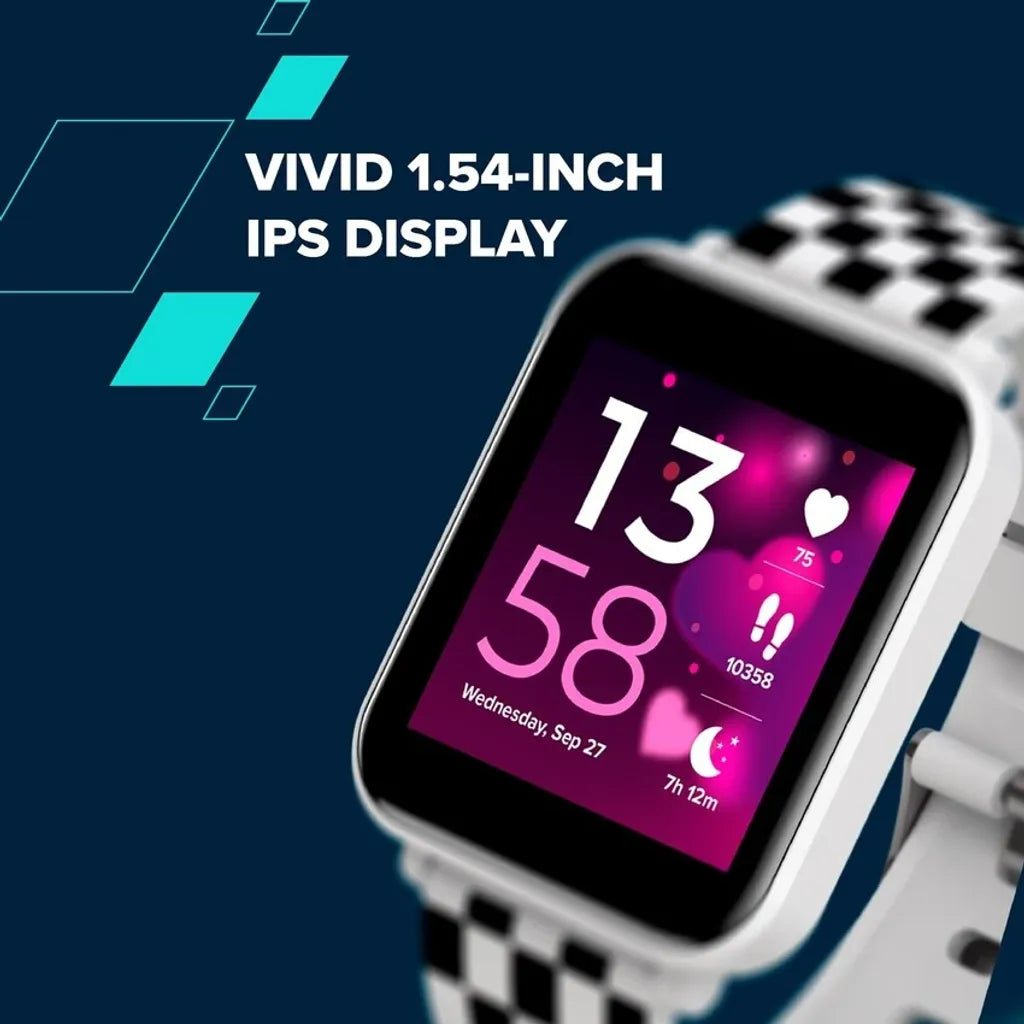 CANYON Joyce KW-43 bērnu viedpulkstenis 1.54" IPS, Dual BT, IP67, balts