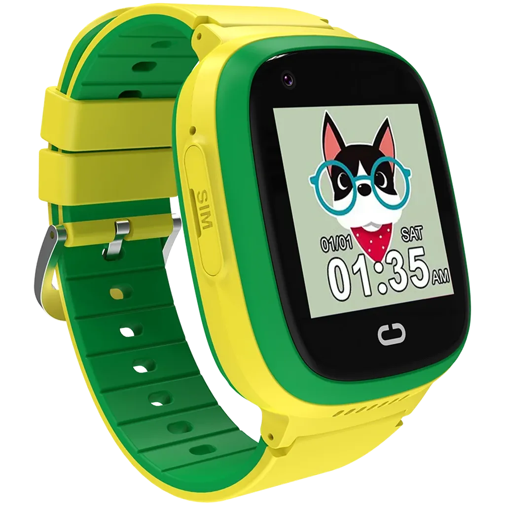 CANYON Sunny KW-48 bērnu viedpulkstenis 4G, GPS, IP67, zaļš