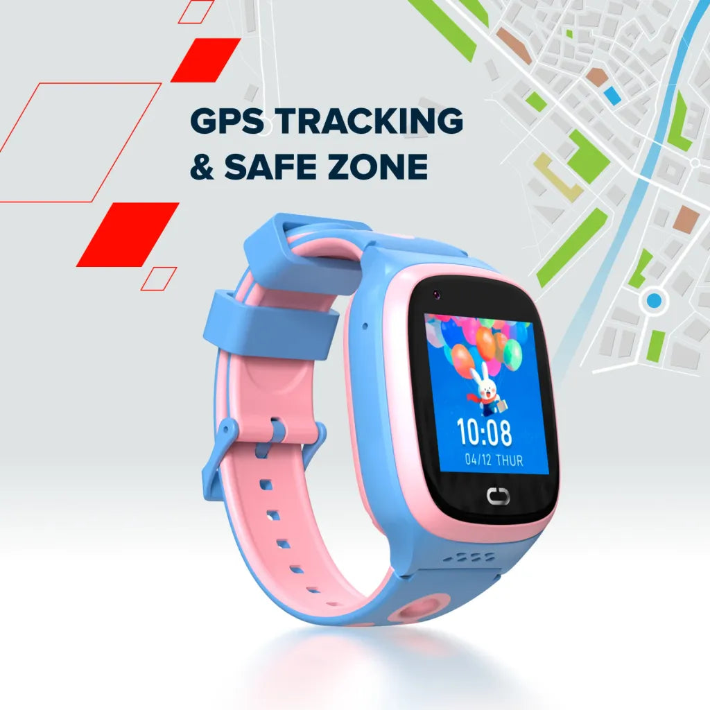 CANYON ZEFIR KW-49 bērnu viedpulkstenis 4G, GPS, eSIM, IP67, zils