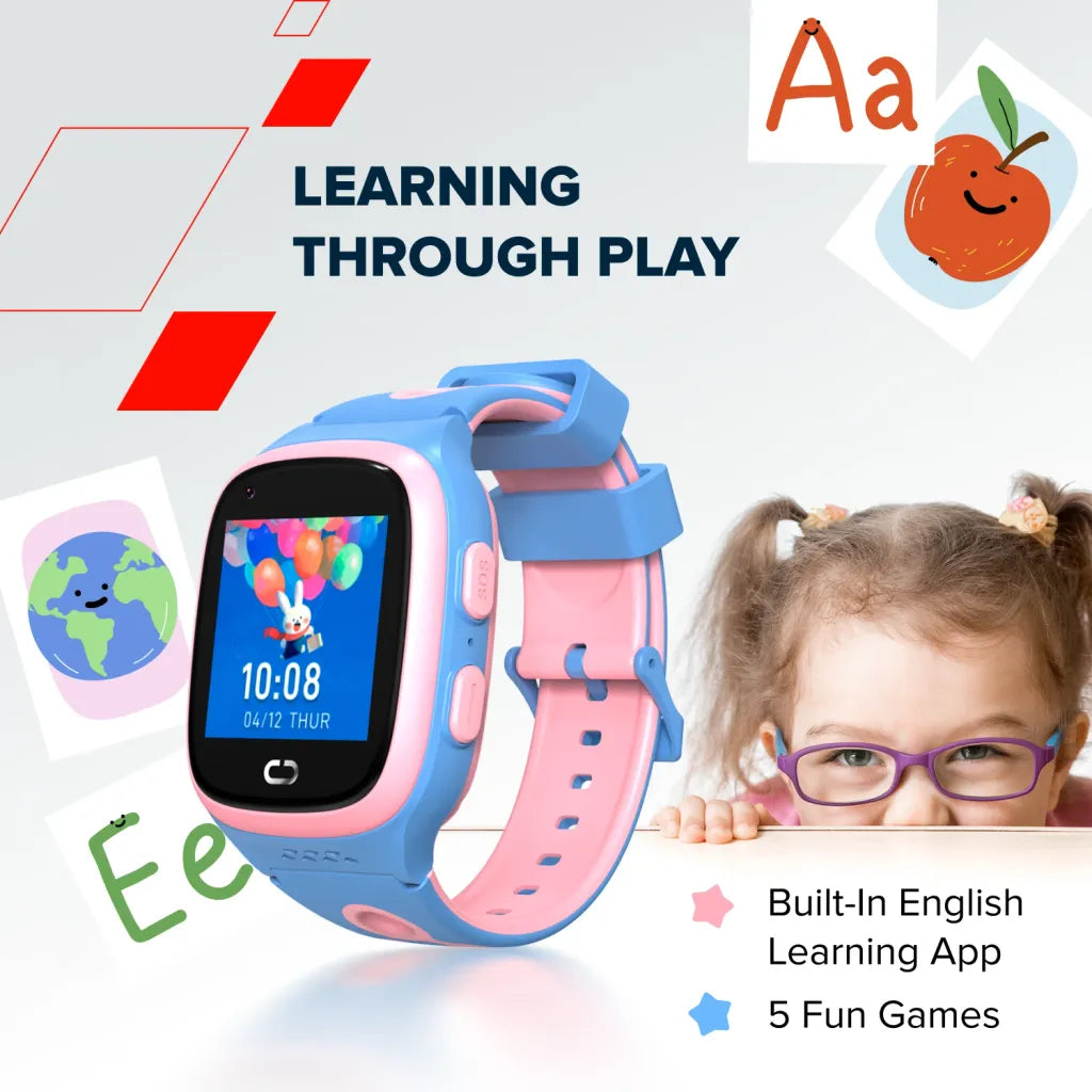 CANYON ZEFIR KW-49 bērnu viedpulkstenis 4G, GPS, eSIM, IP67, zils