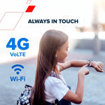 CANYON ZEFIR KW-49 bērnu viedpulkstenis 4G, GPS, eSIM, IP67, zils