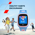 CANYON ZEFIR KW-49 bērnu viedpulkstenis 4G, GPS, eSIM, IP67, rozā/zils