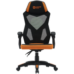 CANYON Wave MCH02 spēļu krēsls, līdz 120 kg, melns/oranžs