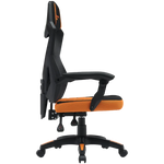 CANYON Wave MCH02 spēļu krēsls, līdz 120 kg, melns/oranžs