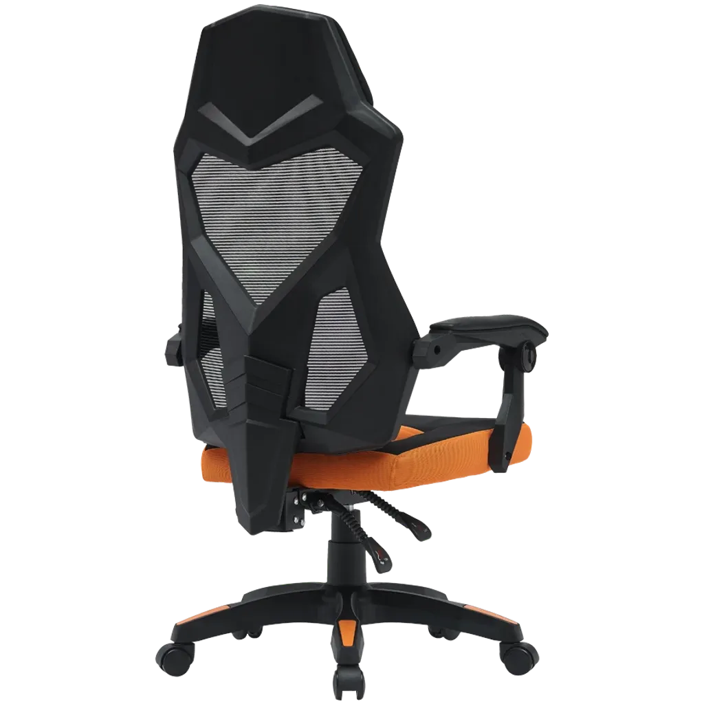 CANYON Wave MCH02 spēļu krēsls, līdz 120 kg, melns/oranžs