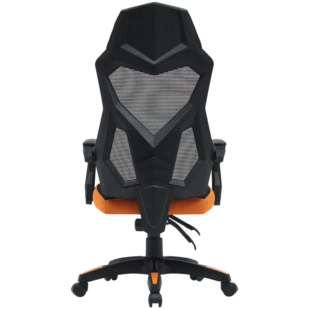 CANYON Wave MCH02 spēļu krēsls, līdz 120 kg, melns/oranžs