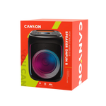 Canyon OnFun 5 portatīvais ballīšu skaļrunis, 40 W, RGB, melns