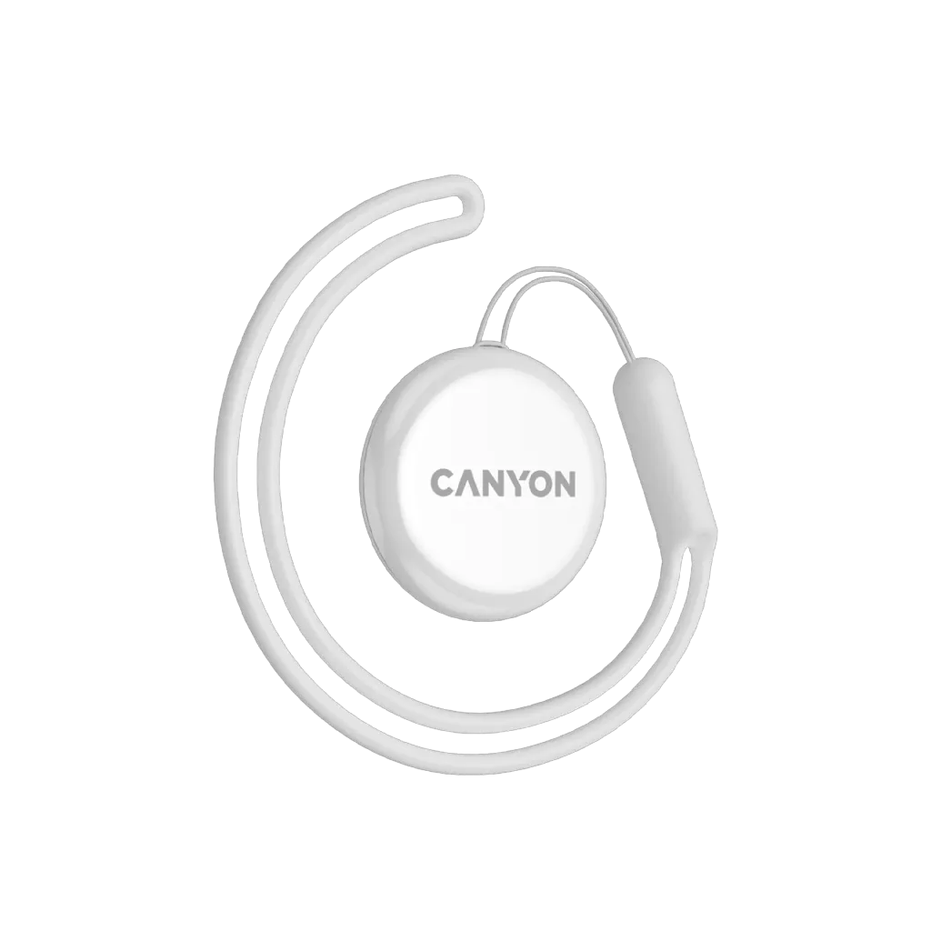 CANYON OnTag 1 Apple Find My Bluetooth izsekotājs, IP66, balts