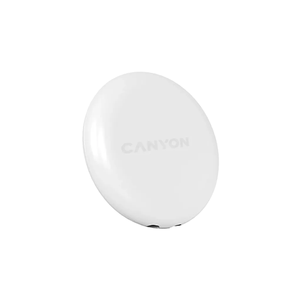 CANYON OnTag 1 Apple Find My Bluetooth izsekotājs, IP66, balts