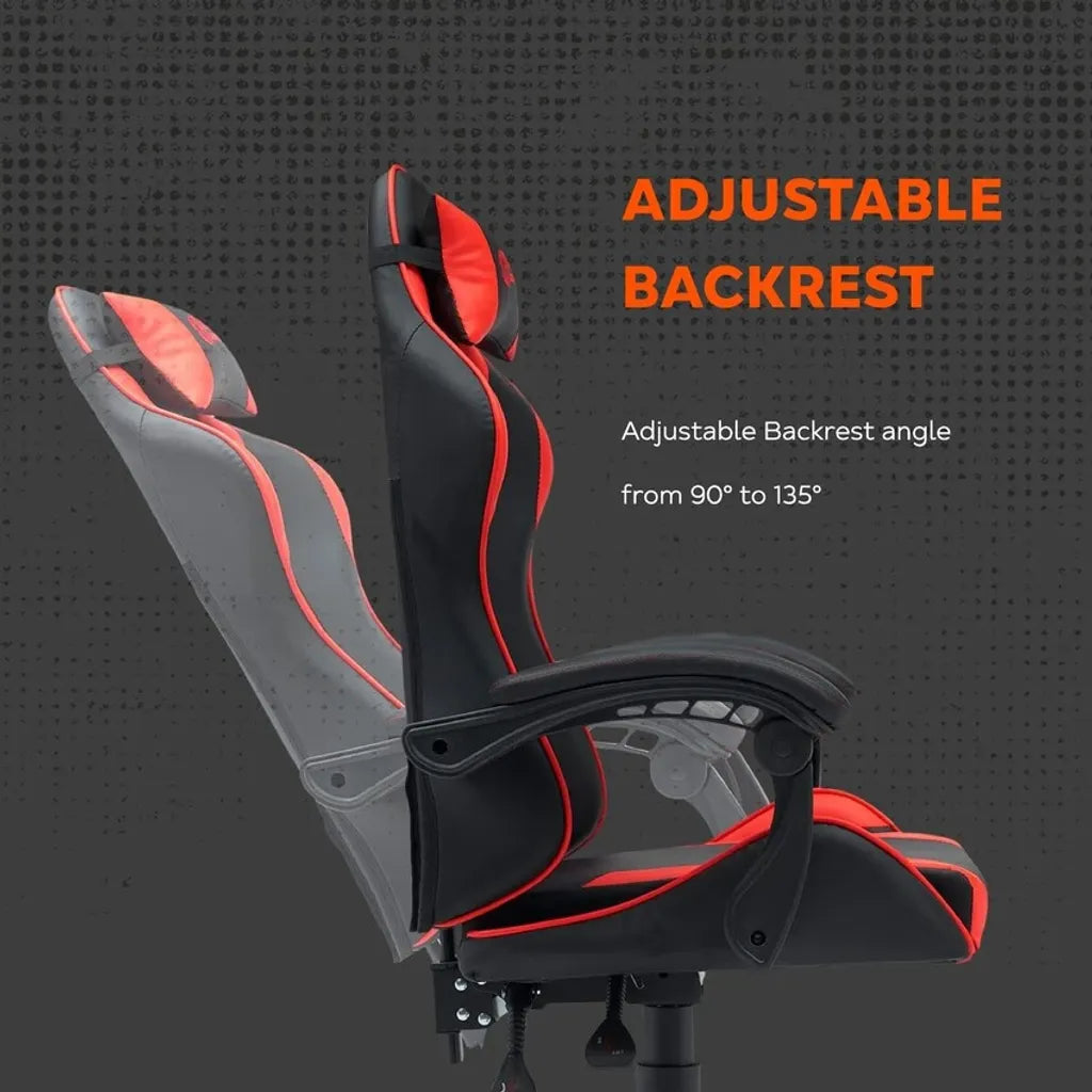 CANYON Core SGCH2 ergonomisks spēļu krēsls, līdz 120 kg, melns/oranžs