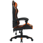 CANYON Core SGCH2 ergonomisks spēļu krēsls, līdz 120 kg, melns/oranžs
