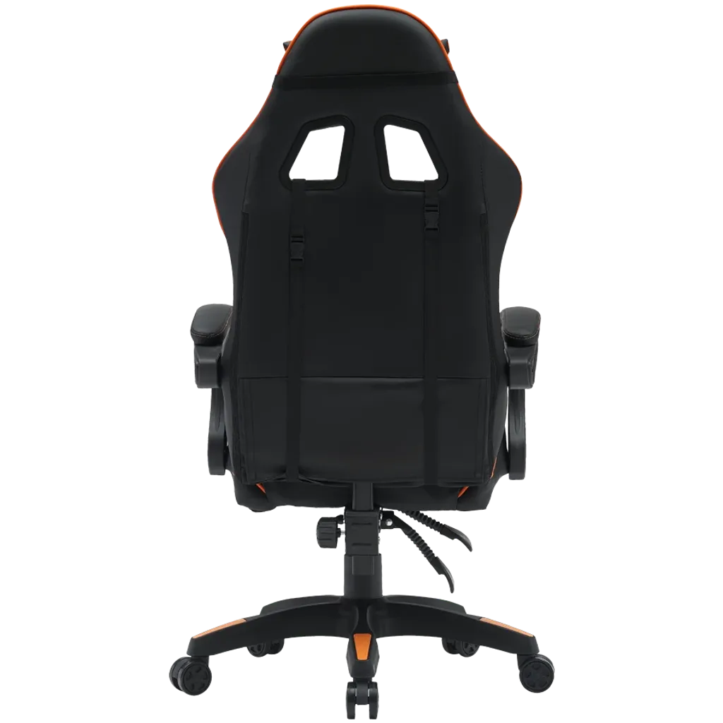 CANYON Core SGCH2 ergonomisks spēļu krēsls, līdz 120 kg, melns/oranžs