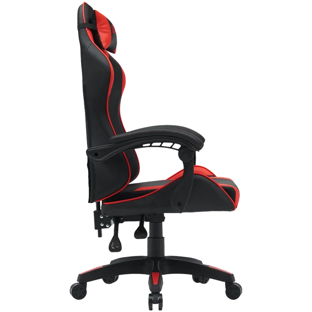 CANYON Core SGCH2 ergonomisks spēļu krēsls, līdz 120 kg, melns/sarkans