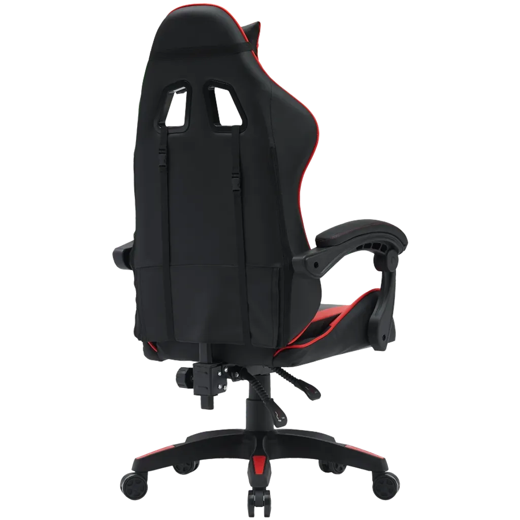 CANYON Core SGCH2 ergonomisks spēļu krēsls, līdz 120 kg, melns/sarkans