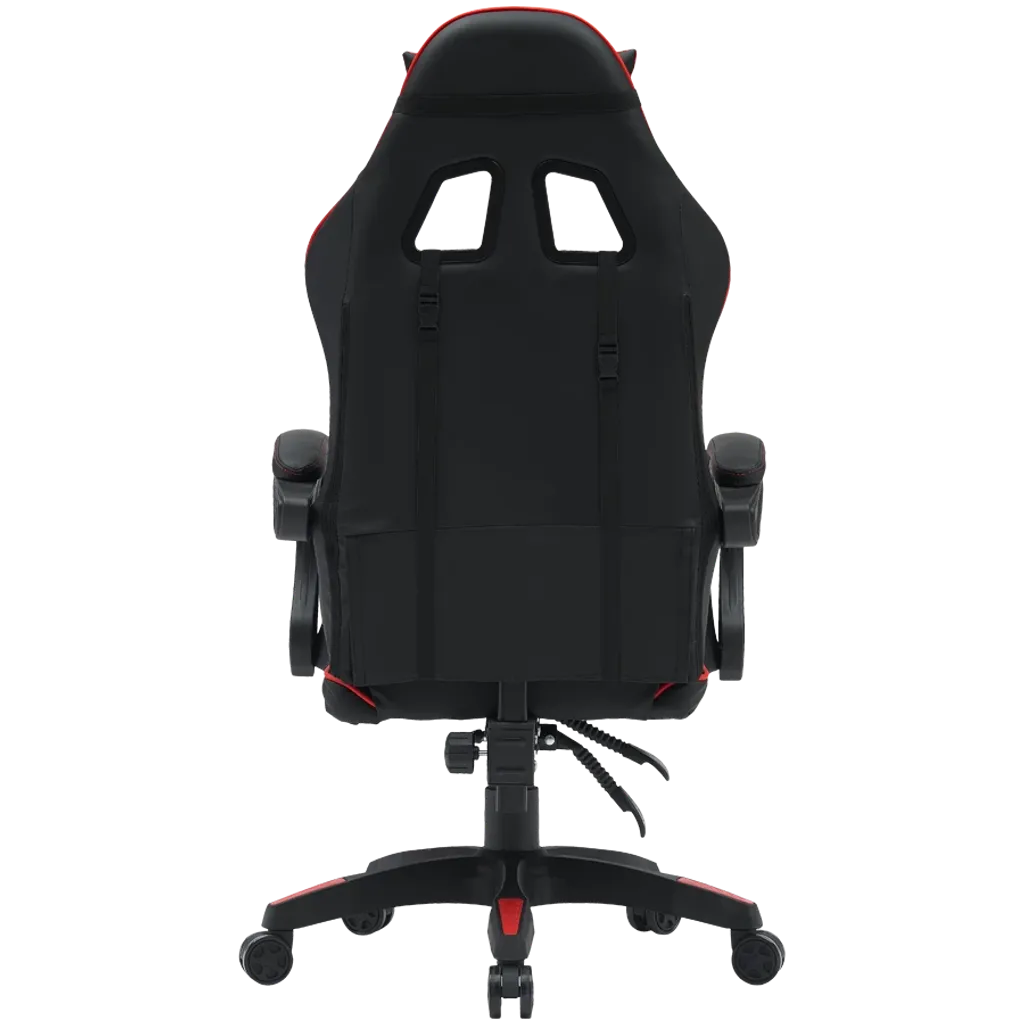 CANYON Core SGCH2 ergonomisks spēļu krēsls, līdz 120 kg, melns/sarkans