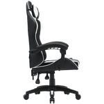 CANYON Core SGCH2 ergonomisks spēļu krēsls, līdz 120 kg, melns/balts
