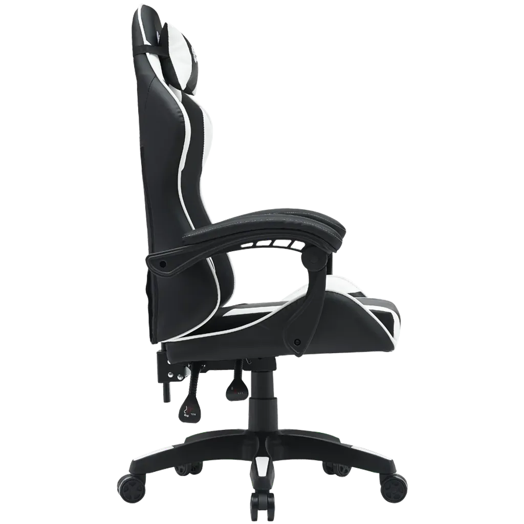 CANYON Core SGCH2 ergonomisks spēļu krēsls, līdz 120 kg, melns/balts