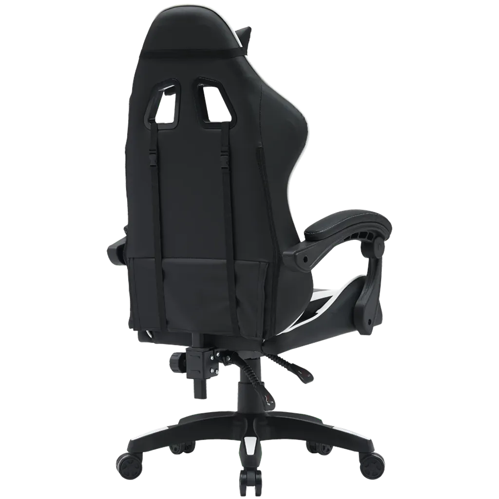 CANYON Core SGCH2 ergonomisks spēļu krēsls, līdz 120 kg, melns/balts