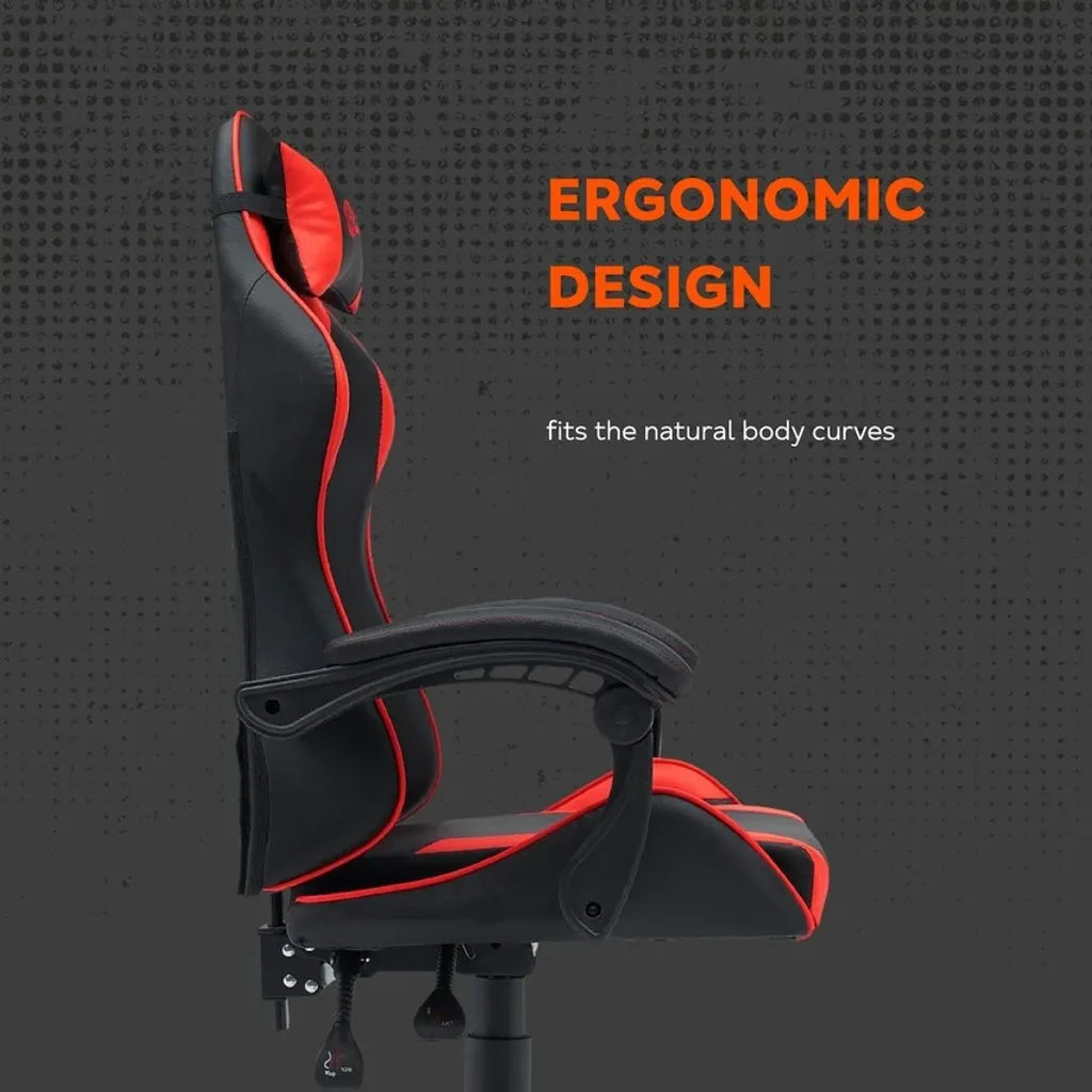 CANYON Core SGCH2 ergonomisks spēļu krēsls, līdz 120 kg, melns/balts
