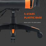 CANYON Core SGCH2 ergonomisks spēļu krēsls, līdz 120 kg, melns/balts