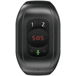 CANYON ST-02 4G GPS senioru viedā aproce ar SOS, melna