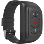 CANYON ST-02 4G GPS senioru viedā aproce ar SOS, melna