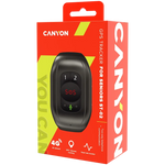 CANYON ST-02 4G GPS senioru viedā aproce ar SOS, melna