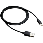 Canyon UC-1 USB-A–USB-C kabelis, 1 m, 5 W, melns