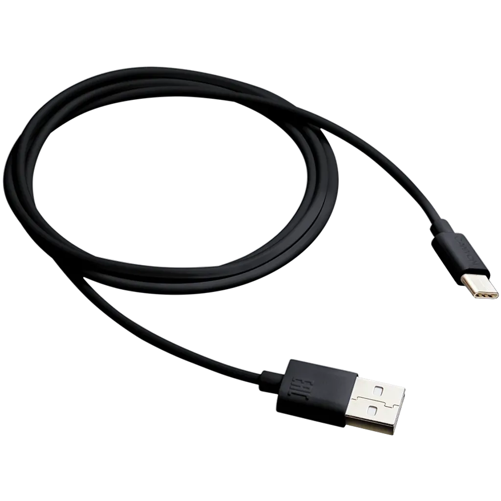 Canyon UC-1 USB-A–USB-C kabelis, 1 m, 5 W, melns