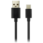 Canyon UC-2 USB-A–USB-C kabelis, 2 m, 5 W, melns