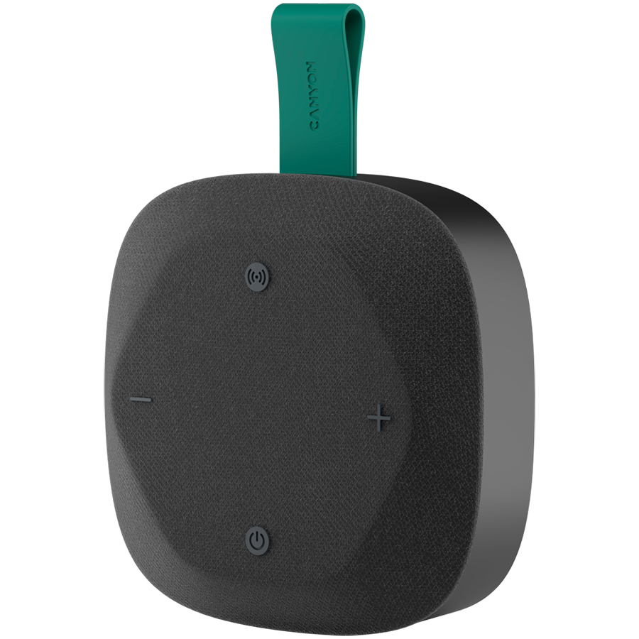 CANYON skaļrunis HEXAGON 10 TWS 8W IPX5 melns/zaļš