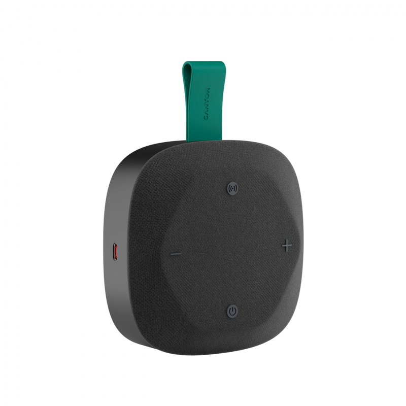 CANYON skaļrunis HEXAGON 10 TWS 8W IPX5 melns/zaļš
