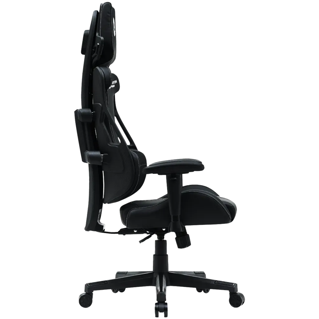 CANYON Morphos ABCH01 ergonomisks spēļu krēsls, līdz 150 kg, melns/balts