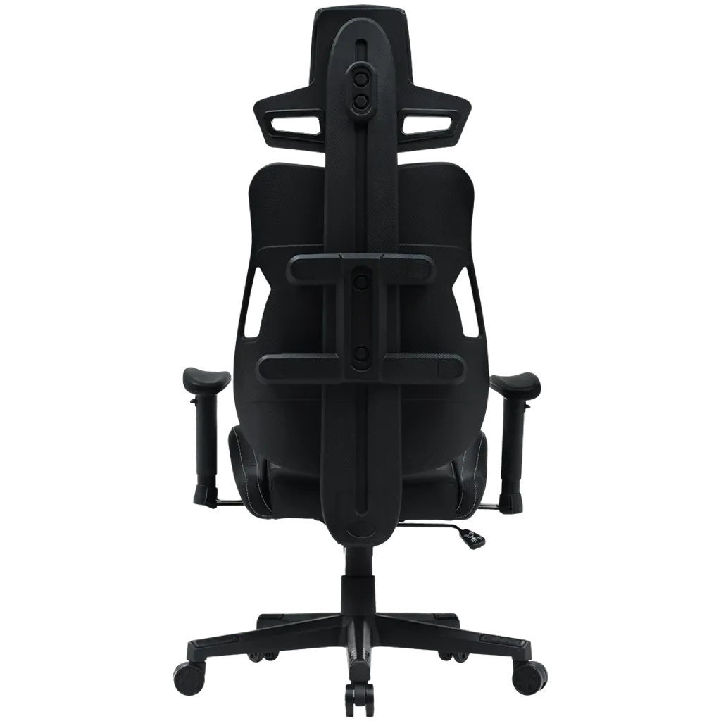 CANYON Morphos ABCH01 ergonomisks spēļu krēsls, līdz 150 kg, melns/balts