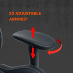CANYON Morphos ABCH01 ergonomisks spēļu krēsls, līdz 150 kg, pelēks