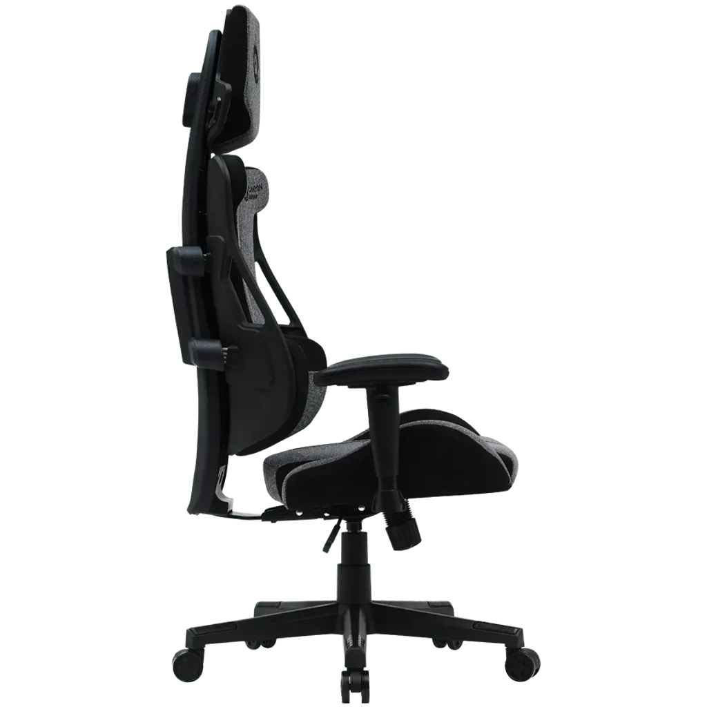 CANYON Morphos ABCH01 ergonomisks spēļu krēsls, līdz 150 kg, pelēks