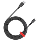 CANYON 18W  USB Type-C uz USB Type-C kabelis, silikona, Saderīgs ar Apple ierīcēm, USB 2.0, 1.2 m, melns
