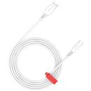 CANYON 18W  USB Type-C uz USB Type-C kabelis, silikona, Saderīgs ar Apple ierīcēm, USB 2.0, 1.2 m, balts